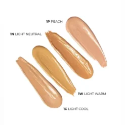 Claresa Natural Skin Tinted Serum Concealer, korektor-serum z naturalnym wykończeniem, 1W Light Warm, 7 ml