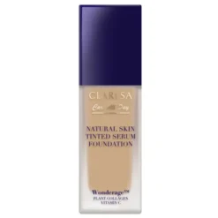 Claresa Natural Skin Tinted Serum Foundation, podkład-serum z naturalnym wykończeniem, 2WO Medium Olive, 32 ml