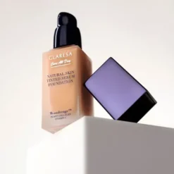 Claresa Natural Skin Tinted Serum Foundation, podkład-serum z naturalnym wykończeniem, 2WO Medium Olive, 32 ml