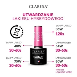 Claresa Neon Lights, lakier hybrydowy, 12 Neon, 5 g