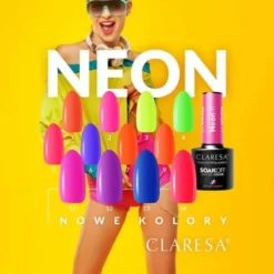 Claresa Neon Lights, lakier hybrydowy, 12 Neon, 5 g