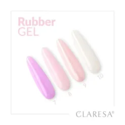 Claresa Rubber Gel, żel budujący do paznokci, 10, 45 g