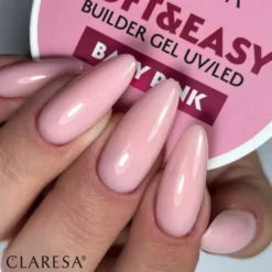 Claresa Soft&Easy Builder Gel, żel budujący do paznokci, Baby Pink, 45 g