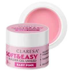 Claresa Soft&Easy Builder Gel, żel budujący do paznokci, Baby Pink, 45 g