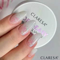 Claresa Soft&Easy Builder Gel, żel budujący do paznokci, Milky White, 12 g