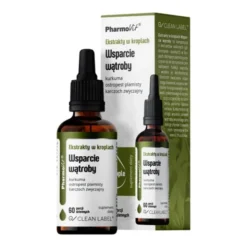 Clean label Pharmovit, Ekstrakty w kroplach, Wsparcie wątroby, 30 ml