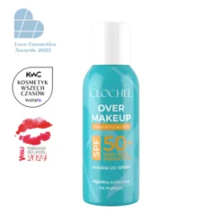 Clochee Over Makeup, mgiełka ochronna na makijaż, SPF50+, 75 ml