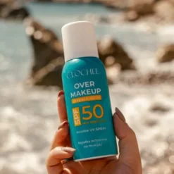 Clochee Over Makeup, mgiełka ochronna na makijaż, SPF50+, 75 ml