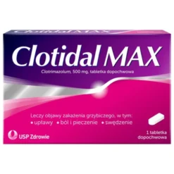 Clotidal MAX, 500 mg, tabletki dopochwowe, 1 szt.