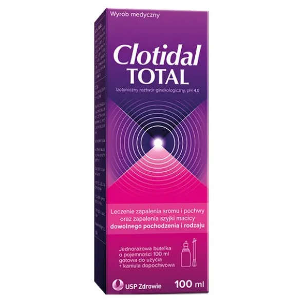 Clotidal Total, roztwór ginekologiczny, 100 ml