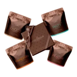 Cocosolis Luxury Coffee Scrub, zestaw 4 peelingów do ciała i twarzy, 4 x 70 g