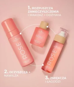 Cocosolis Rose, łagodzący toner do twarzy z różą damasceńską, kaktusem i kokosem, 100 ml