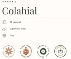 Colahial, kapsułki z kolagenem z kwasem hialuronowym, 60 szt.