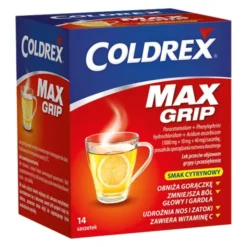 Coldrex MaxGrip, proszek do sporządzania roztworu doustnego, 14 sasz.