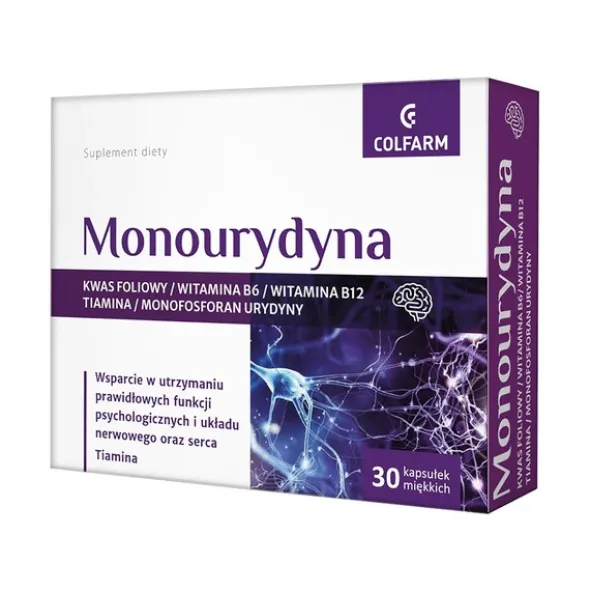 Colfarm Monourydyna, kapsułki miękkie, 30 szt.