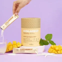 Colladrop Beauty, Kolagen HMG 10000 mg, proszek, smak mango, 30 szt.