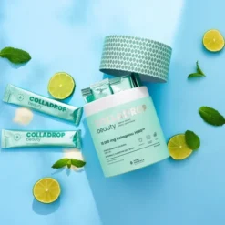 Colladrop Beauty, Kolagen HMG 10000mg, saszetki z proszkiem, smak mojito, 30 szt.