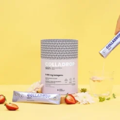 Colladrop Skin, Kolagen 5000 mg, saszetki z proszkiem, smak truskawkowy, 30 szt.
