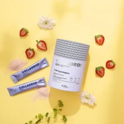 Colladrop Skin, Kolagen 5000 mg, saszetki z proszkiem, smak truskawkowy, 30 szt.