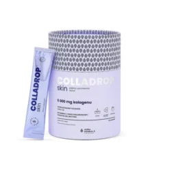 Colladrop Skin, Kolagen 5000 mg, saszetki z proszkiem, smak truskawkowy, 30 szt.