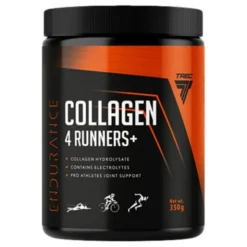 Collagen 4 Runners+, proszek, smak pomarańczowy, 350 g
