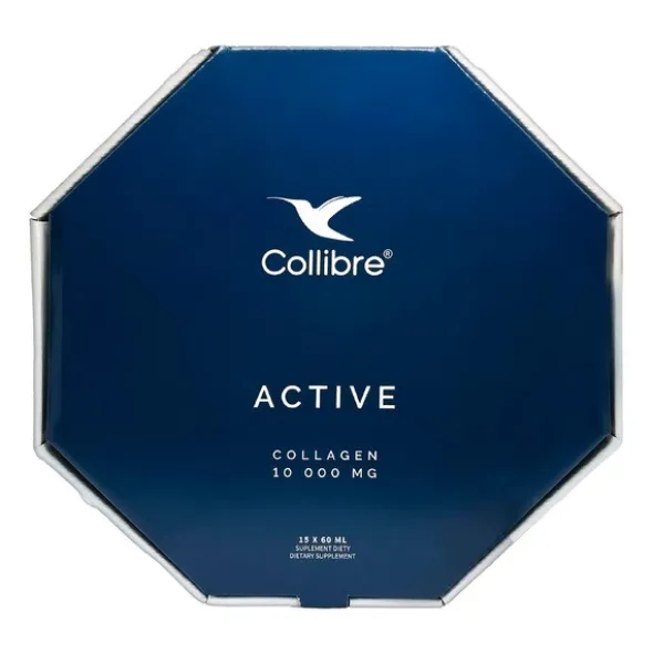 Collibre Active Shot Kolagen, płyn, smak brzoskwiniowy, 60 ml x 15 szt.