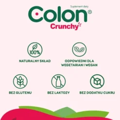 Colon Crunchy, proszek, smak truskawkowy, 150 g