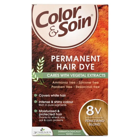 Color&Soin, farba do włosów, blond wenecjański (8V), 135 ml