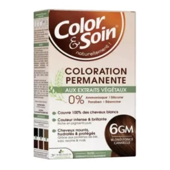 Color&Soin, farba do włosów, cynamonowy ciemny blond (6GM), 135 ml