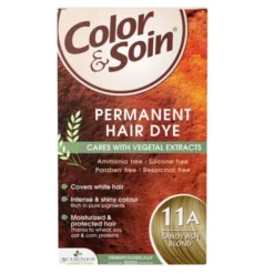 Color&Soin, farba do włosów, piaskowo-popielaty blond (11A), 135ml