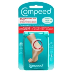 Compeed, Plastry na pęcherze na piętach, średnie, 5 szt.