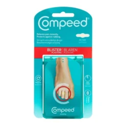 Compeed, plastry na pęcherze, na palcach stóp, 8 szt.