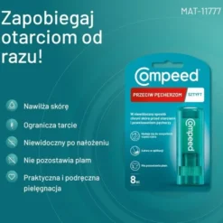 Compeed, sztyft przeciw pęcherzom, 8 ml