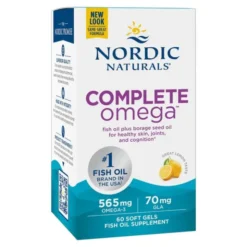 Complete Omega 565 mg, smak cytrynowy, kapsułki, 60 szt.