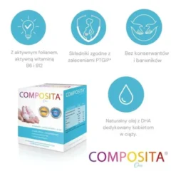 Composita One, kapsułki, 30 szt. + 30 szt. DHA