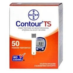 Contour TS, test paskowy do monitorowania glukozy, 50 szt.
