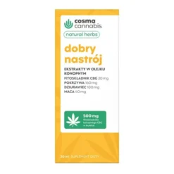 Cosma Cannabis Natural Herbs Dobry Nastrój, krople, 30 ml