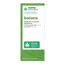 Cosma Cannabis Natural Herbs Balans, krople, 30 ml