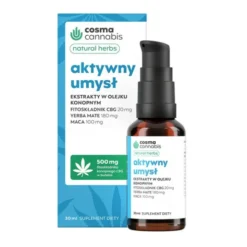 Cosma Cannabis Natural Herbs Aktywny Umysł, krople, 30 ml