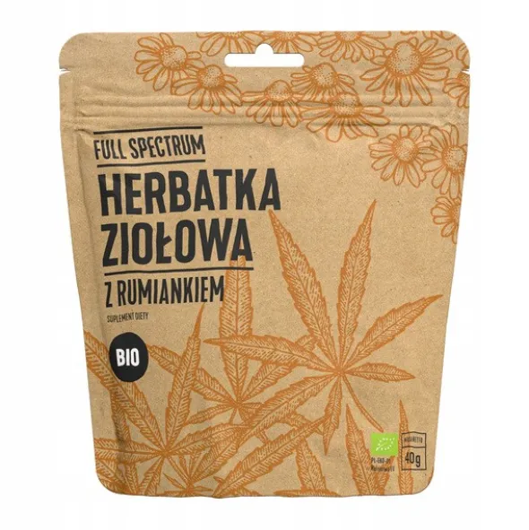 Cosma Full Spectrum, Herbatka konopna z rumiankiem BIO, susz, 40 g