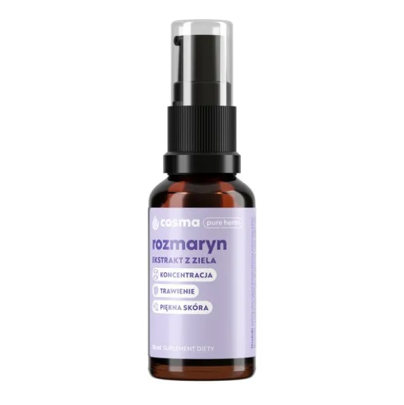Cosma Pure Herbs Rozmaryn, płyn, 30 ml