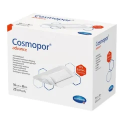 Cosmopor Advance, opatrunki do silnie sączących się ran, 10 cm x 8 cm, 25 szt.
