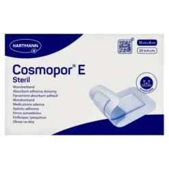 Cosmopor E, plastry opatrunkowe jałowe, 10 x 6 cm, 25 szt.