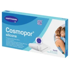 Cosmopor Silicone, opatrunek chłonny, 20 cm x 10 cm, 5 szt.