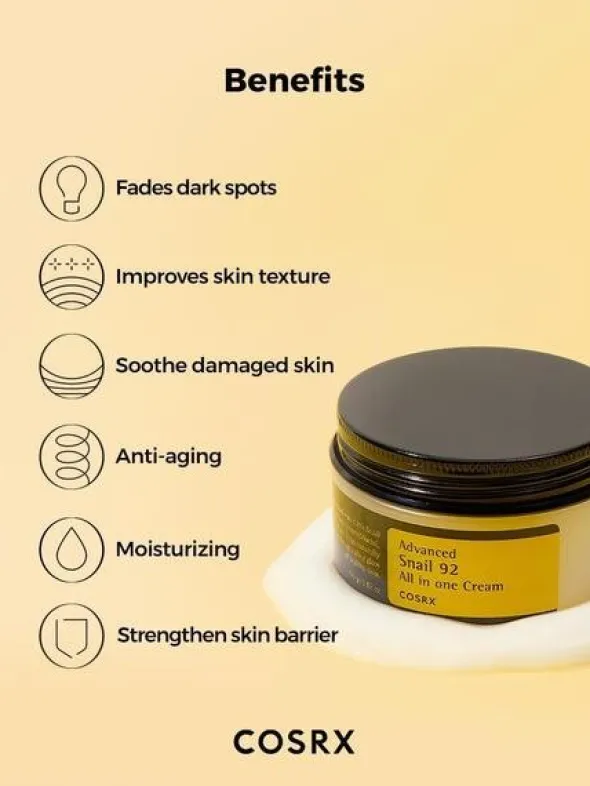Cosrx Advanced Snail 92 All In One, krem do twarzy, 100 g