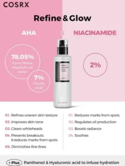 Cosrx AHA 7 Whitehead Power Liquid, esencja złuszczająca do twarzy, 100 ml