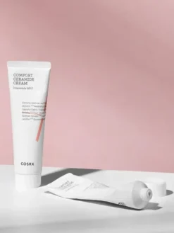 Cosrx Balancium Comfort Ceramide Cream, kojący krem z ceramidami i centellą azjatycką do twarzy, 80 g