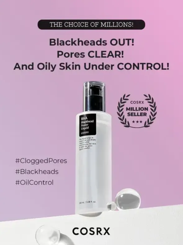 Cosrx BHA Blackhead Power Liquid, esencja oczyszczająca do twarzy, 100 ml