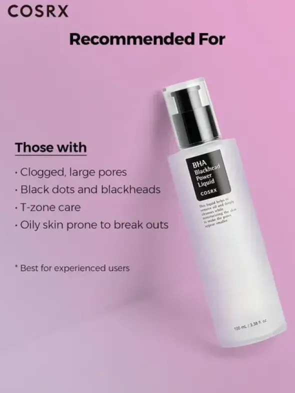 Cosrx BHA Blackhead Power Liquid, esencja oczyszczająca do twarzy, 100 ml