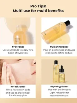 Cosrx, Full Fit Propolis Synergy Toner, tonik rozświetlający do twarzy, 150 ml